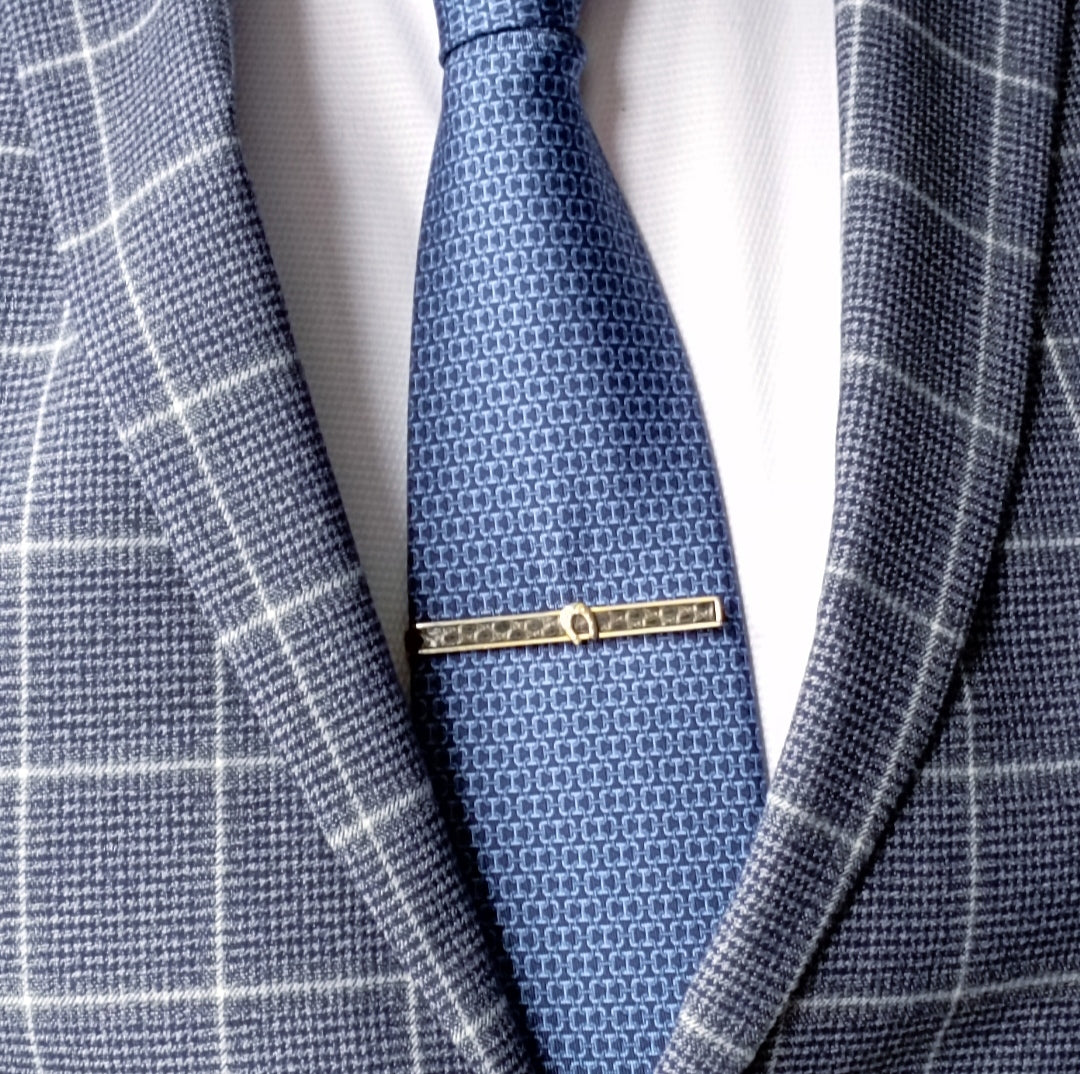 Pince à Cravate Homme En Acier Inoxydable - Barrette élégante Argent Ou Dorée Pour Tenue Formelle