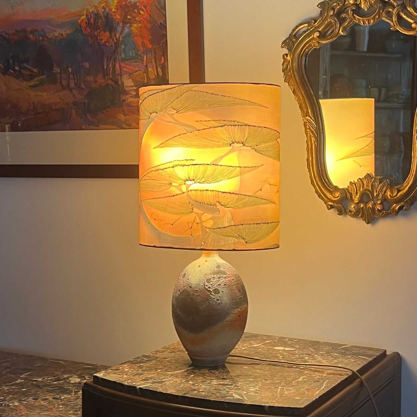 Bruno and Danielle Hrdy ceramic lamp