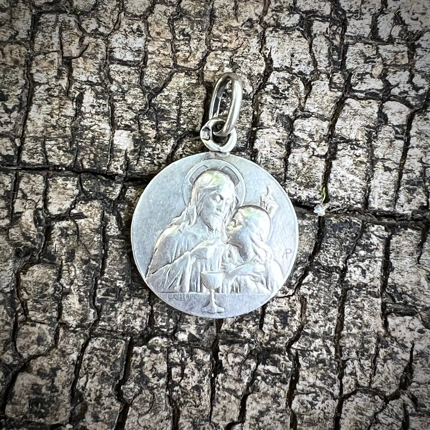 Médaille de Jesus en argent