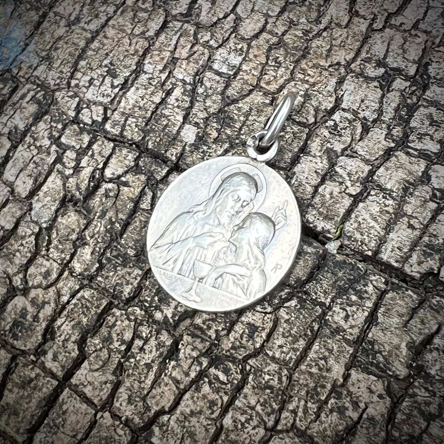 Médaille de Jesus en argent