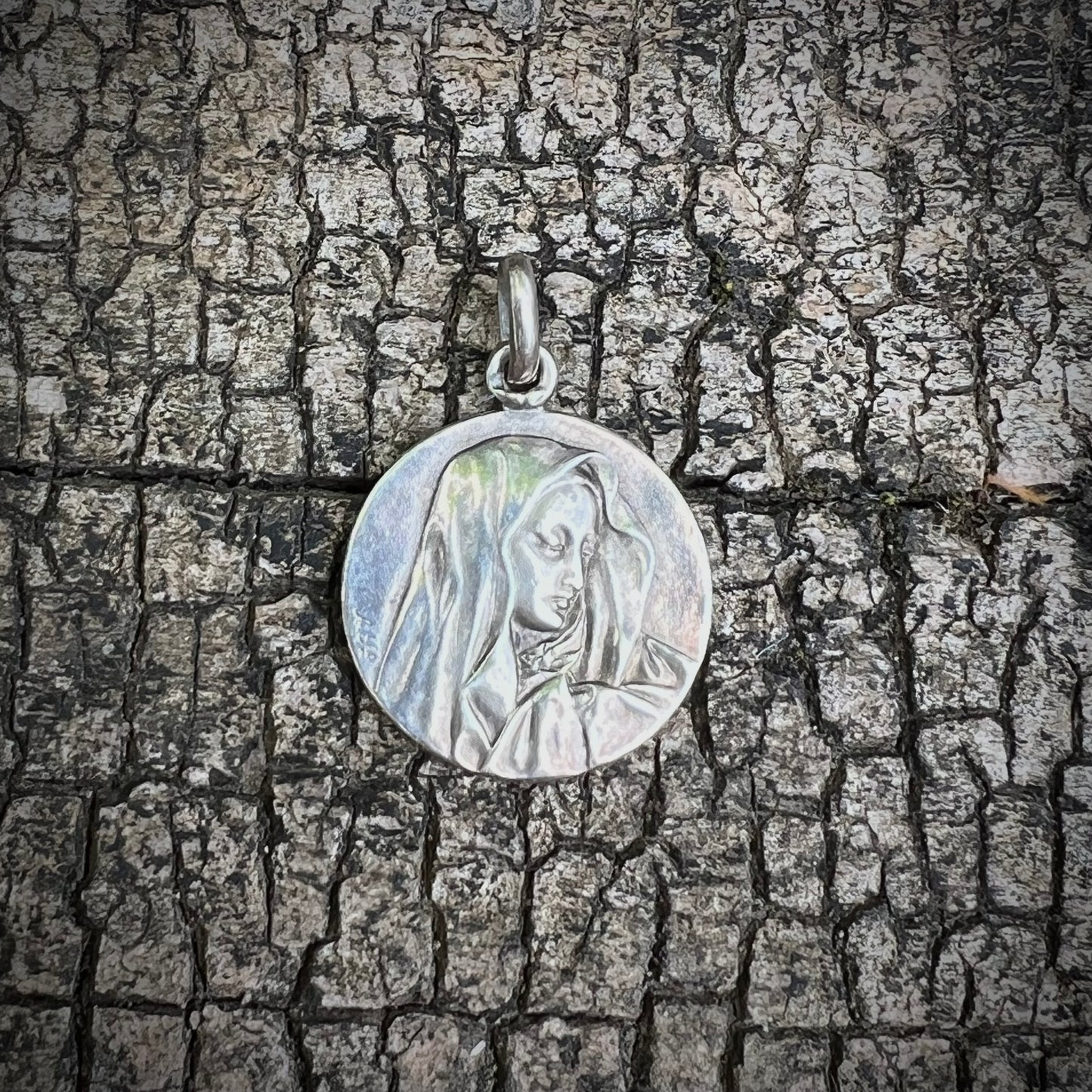 Médaille de la Vierge Marie en argent