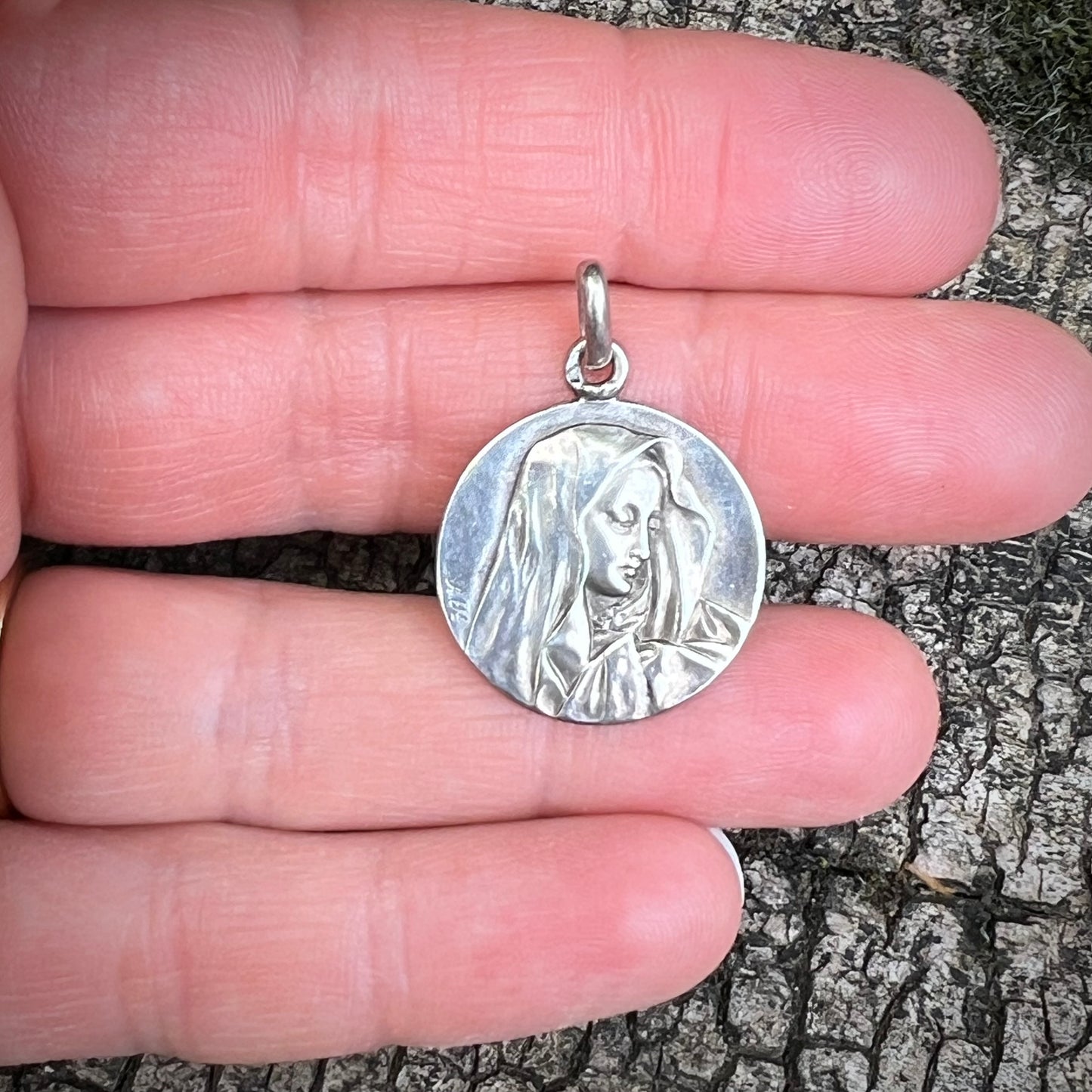 Médaille de la Vierge Marie en argent