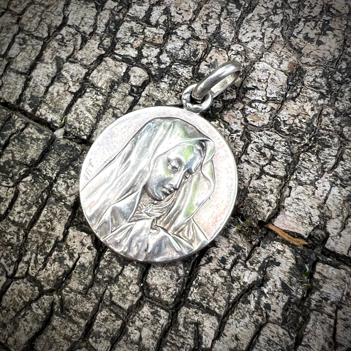 Médaille de la Vierge Marie en argent