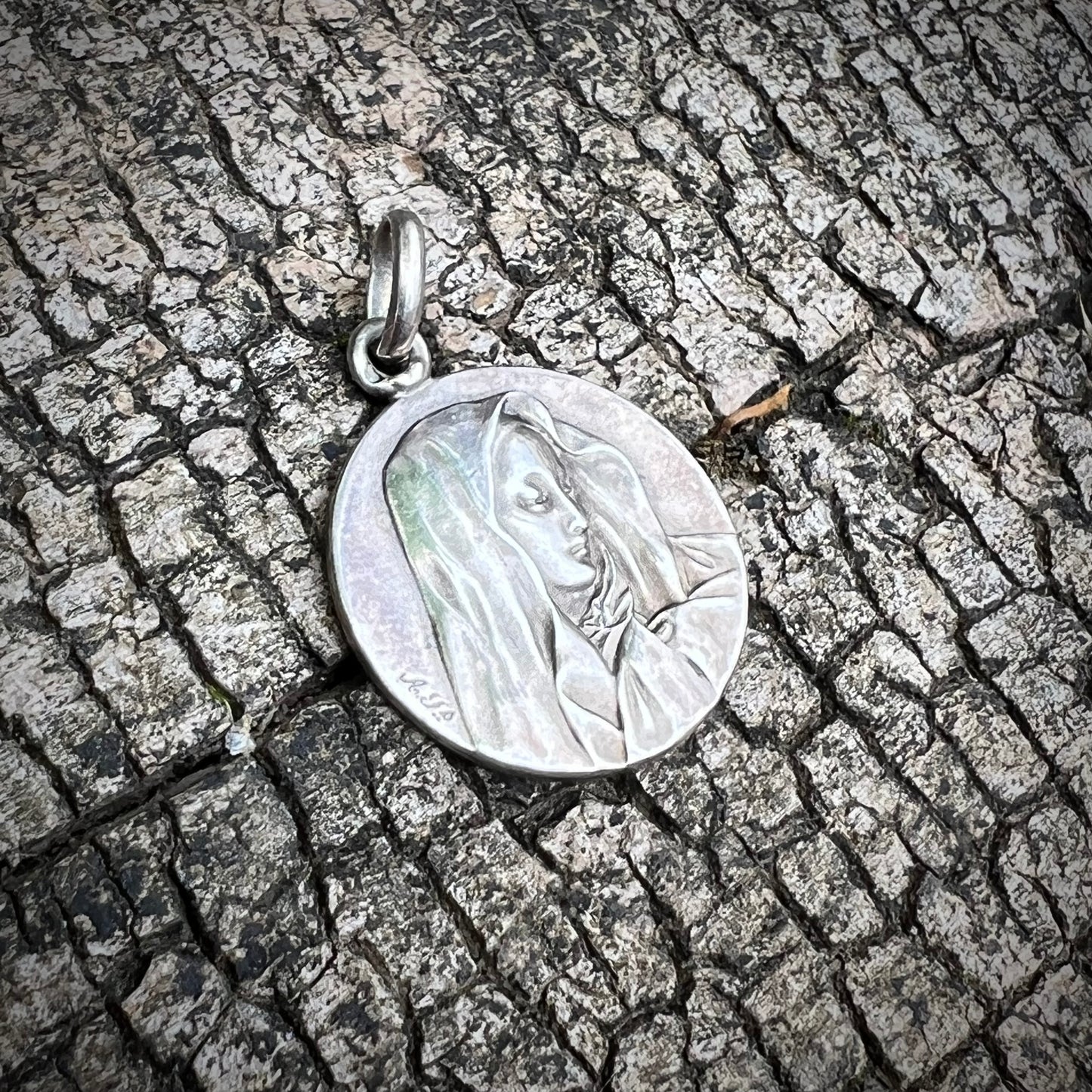 Médaille de la Vierge Marie en argent