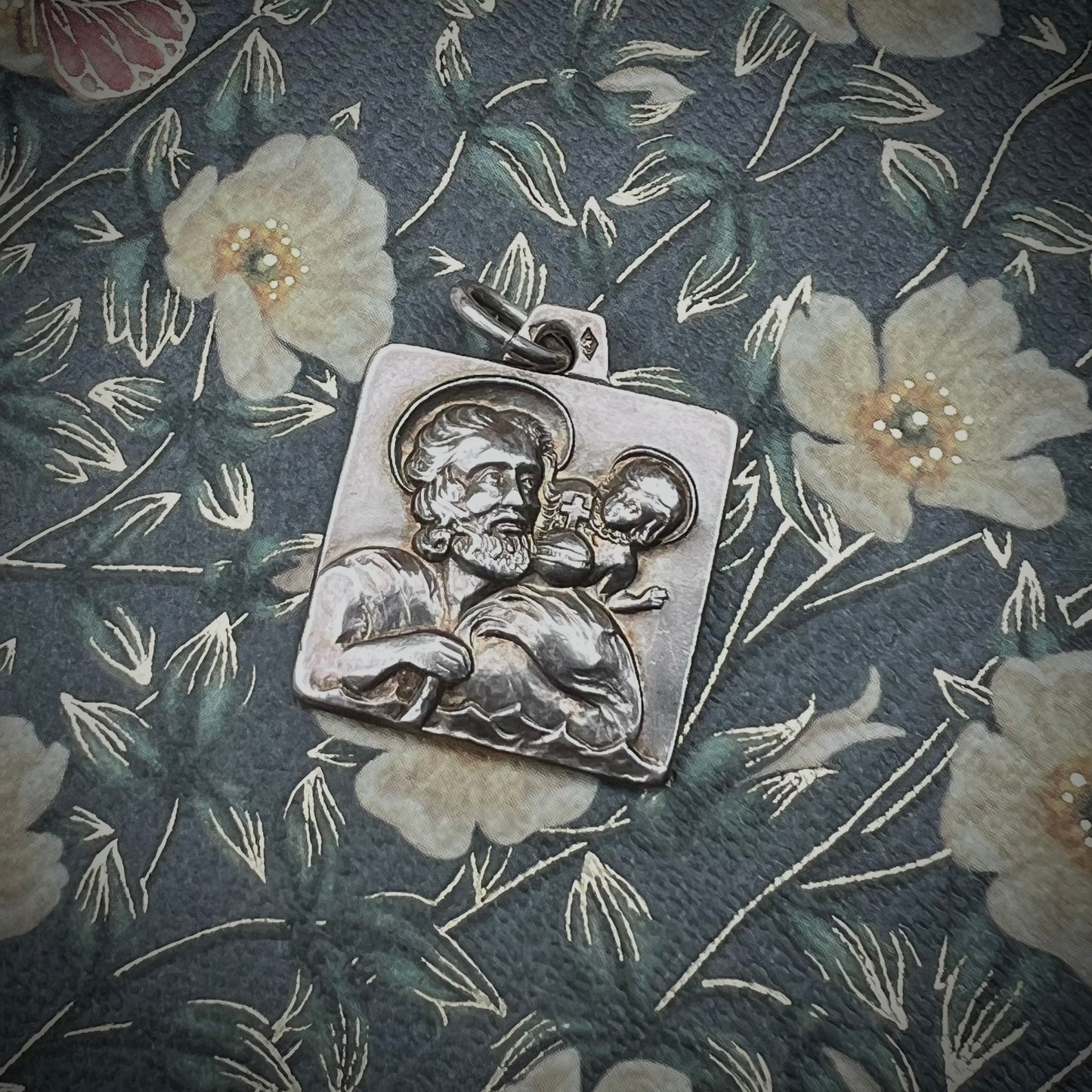 Médaille de saint Christophe et l'Enfant Jésus