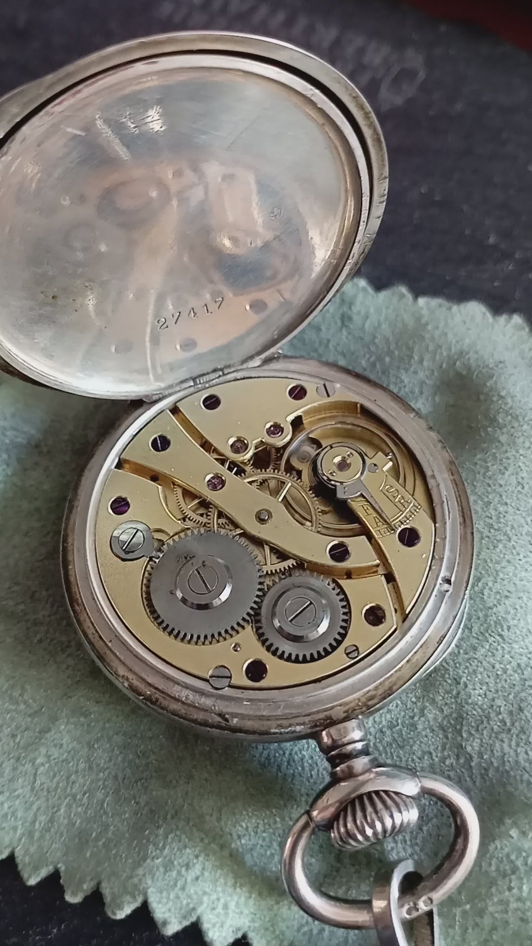 Montre Incredible Montre Gousset Diamant 18 Rubis Ussr Montre De